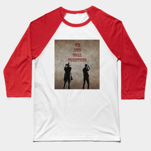 Justified Baseball T-Shirt by kpalamara